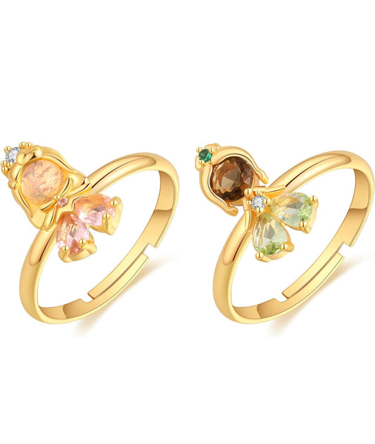 Tiana x Lottie rings (gold)